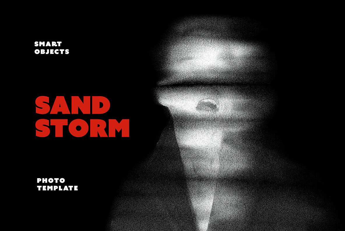 Sandstorm Distort Photo Effect 1