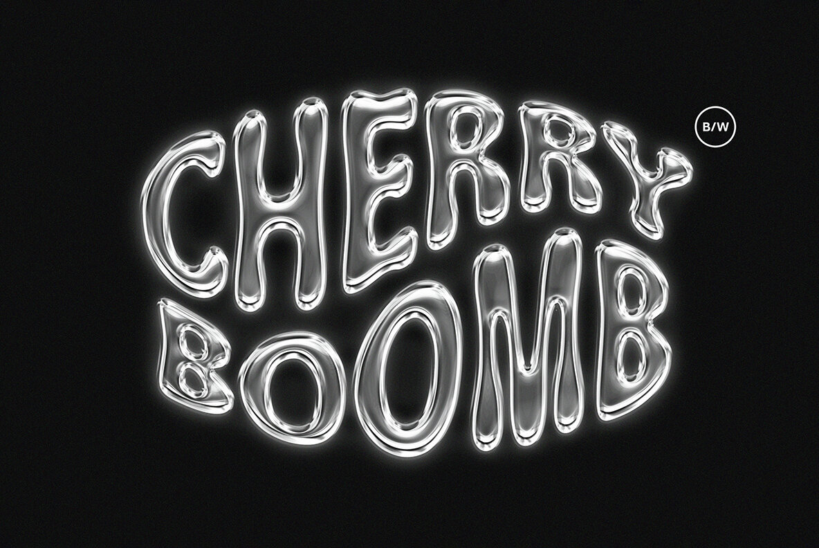 80s Television Chrome Text Effect 2