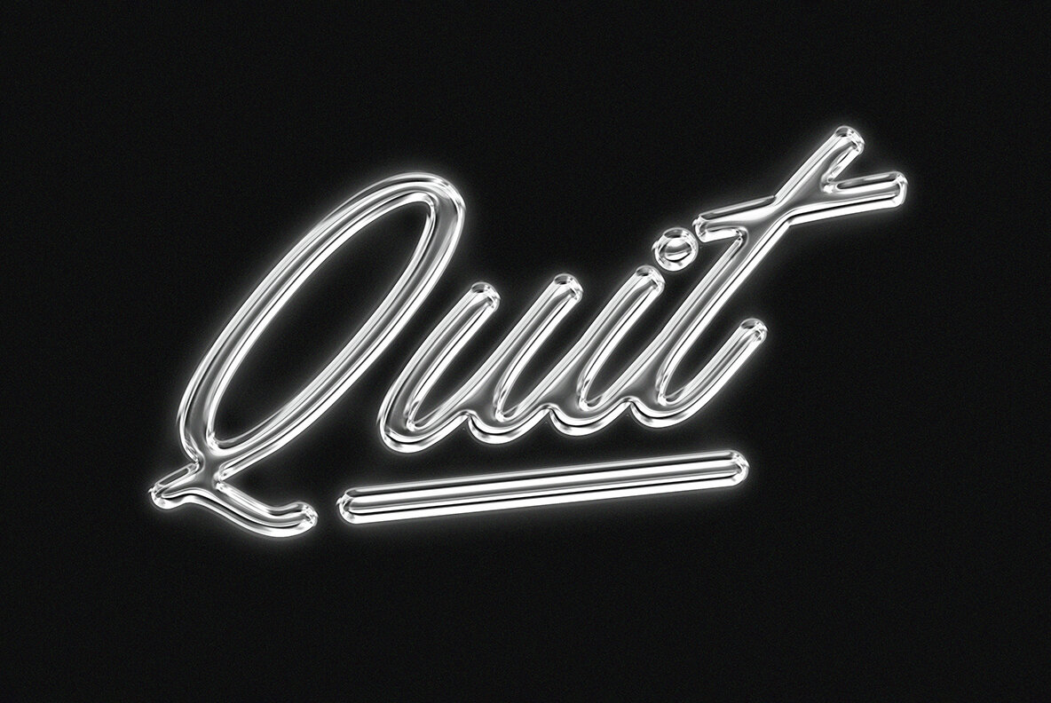 80s Television Chrome Text Effect 4
