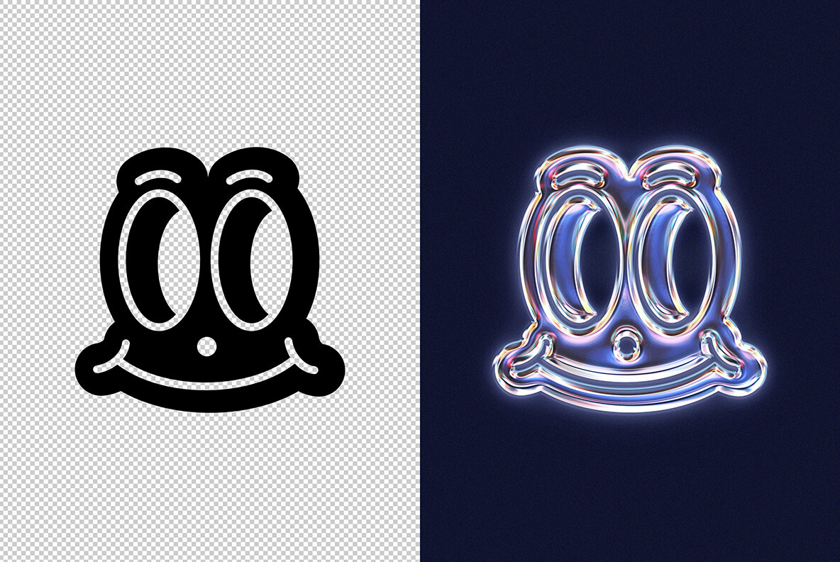 80s Television Chrome Text Effect 5