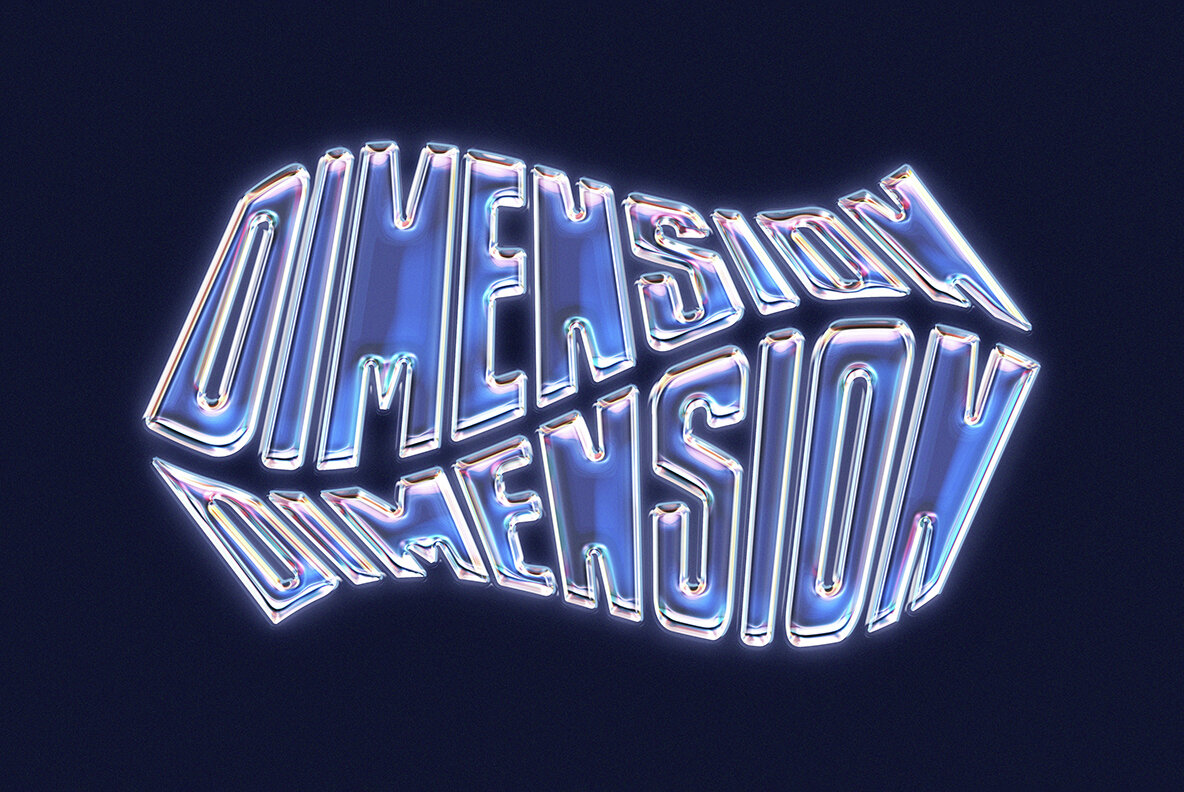 80s Television Chrome Text Effect 7