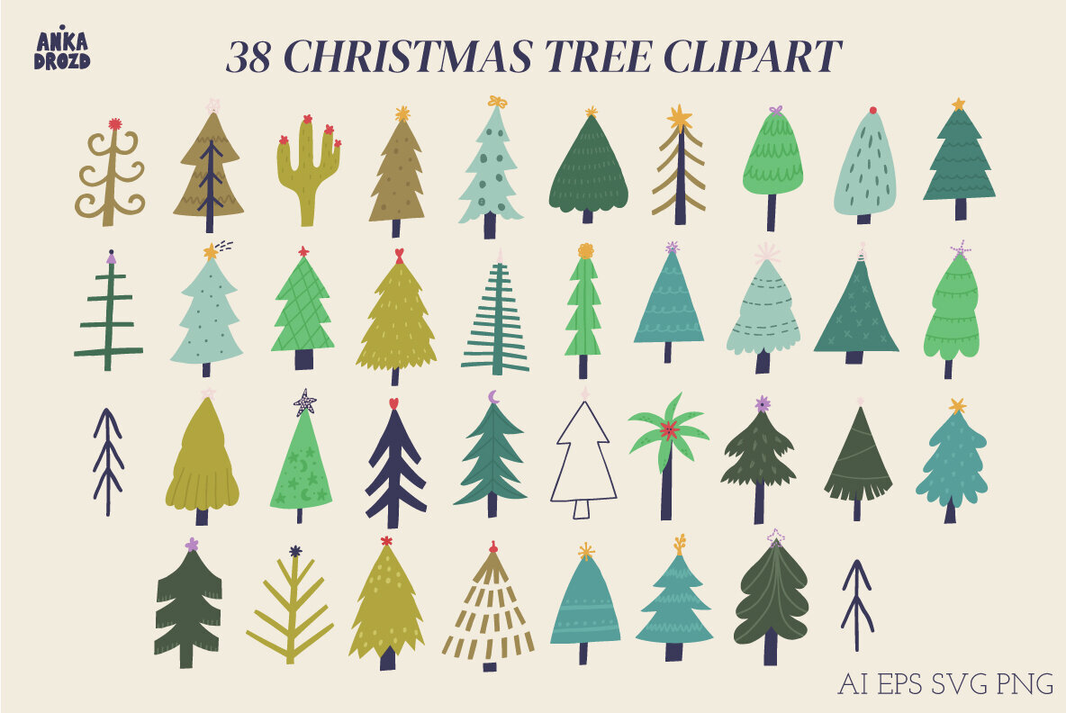 Christmas Tree Greeting Cards 3