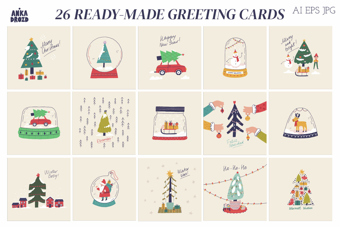Christmas Tree Greeting Cards 9