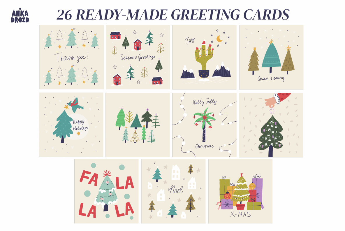 Christmas Tree Greeting Cards 10