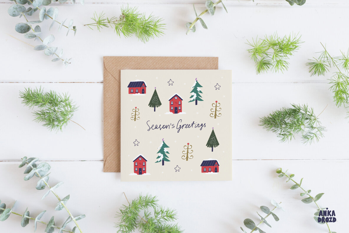 Christmas Tree Greeting Cards 11