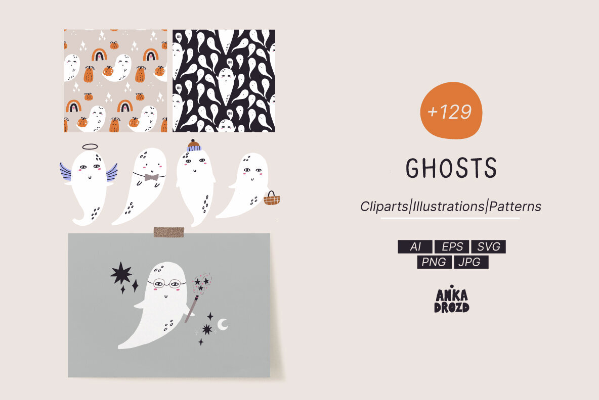 Halloween Ghost Collection 1