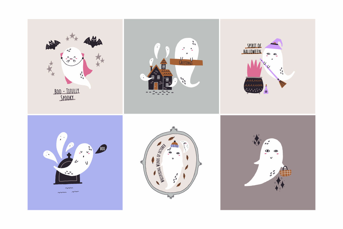 Halloween Ghost Collection 6