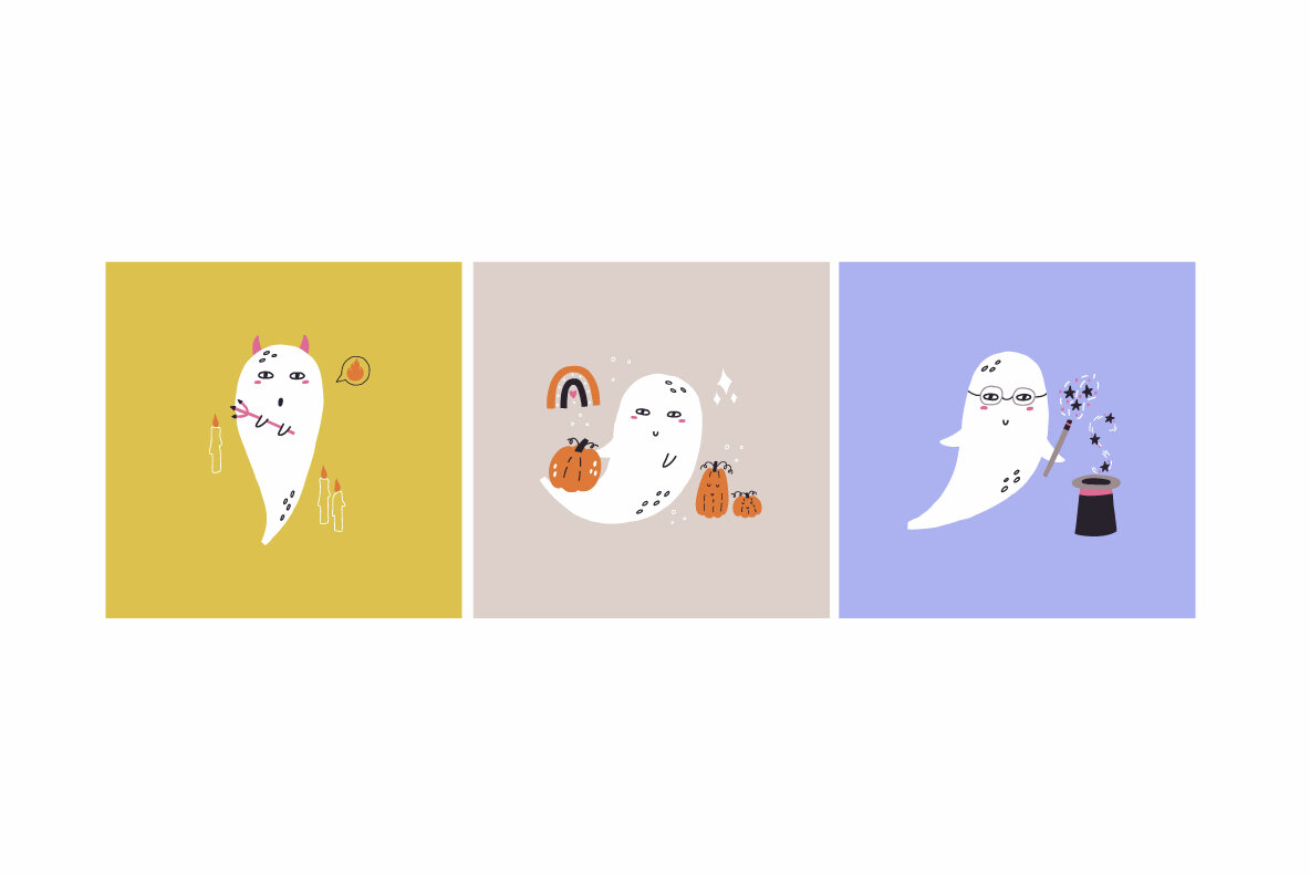 Halloween Ghost Collection 8