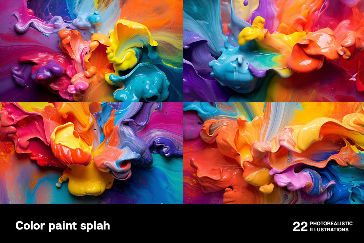 Color paint splash 4