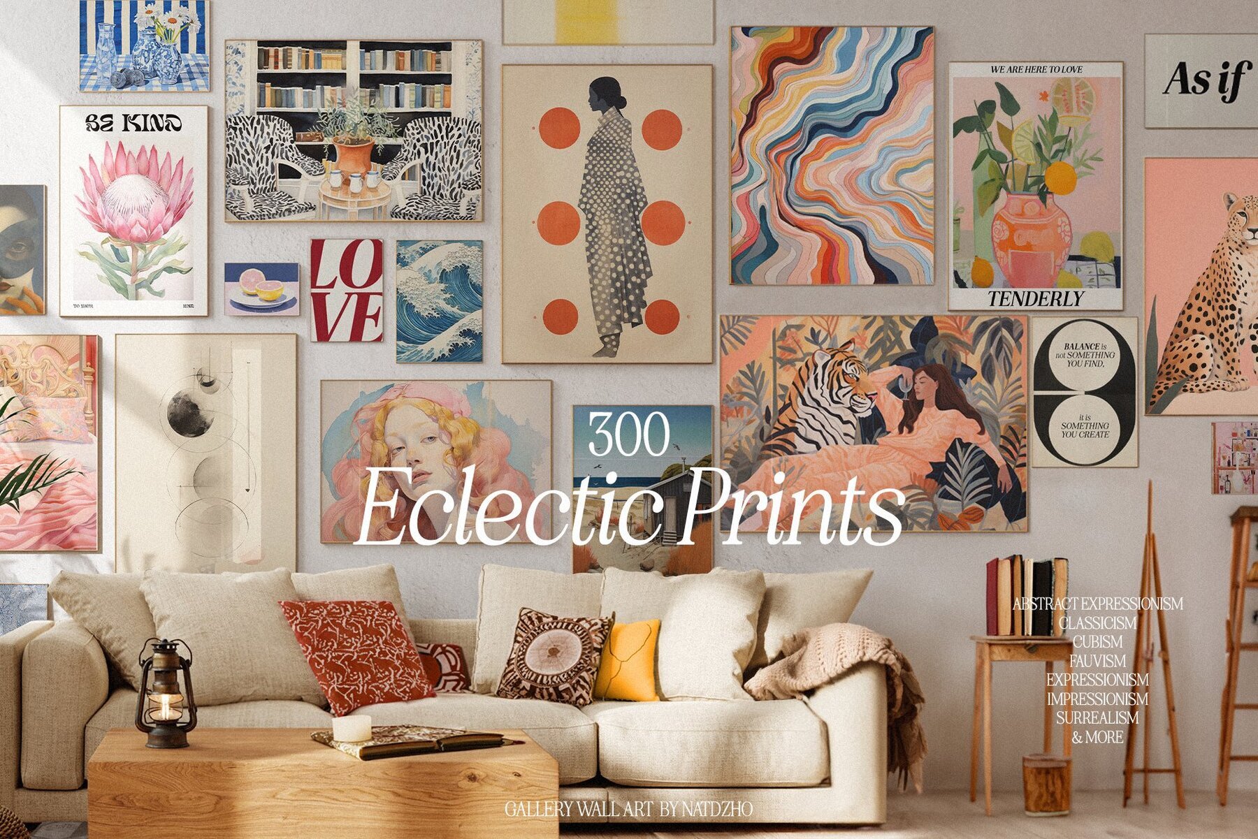 300 Eclectic Prints 1