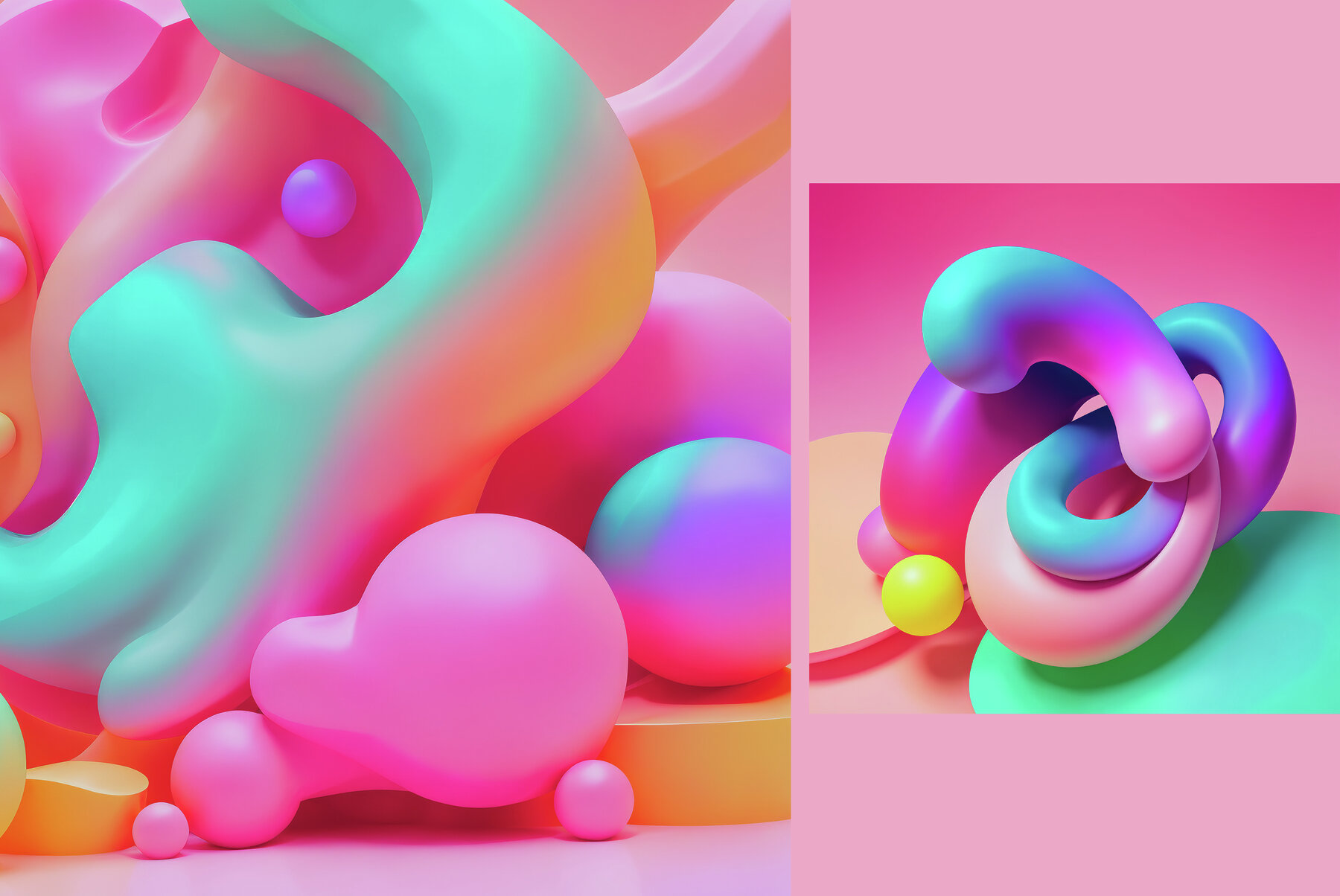Pastel Forms 9