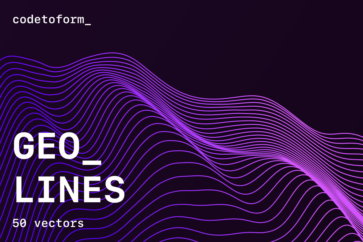 GEO LINES Abstract Vector Bundle 1