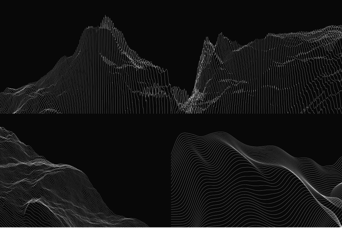 GEO LINES Abstract Vector Bundle 7