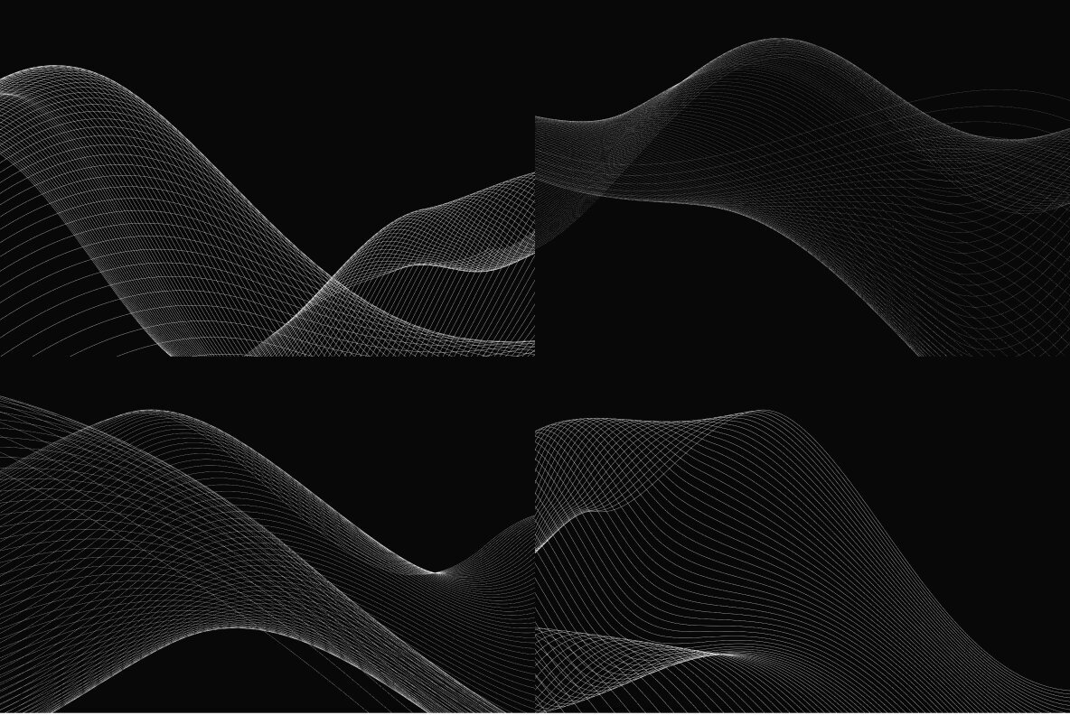 GEO LINES Abstract Vector Bundle 13