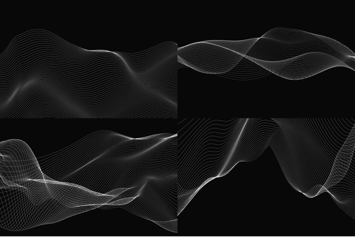 GEO LINES Abstract Vector Bundle 14