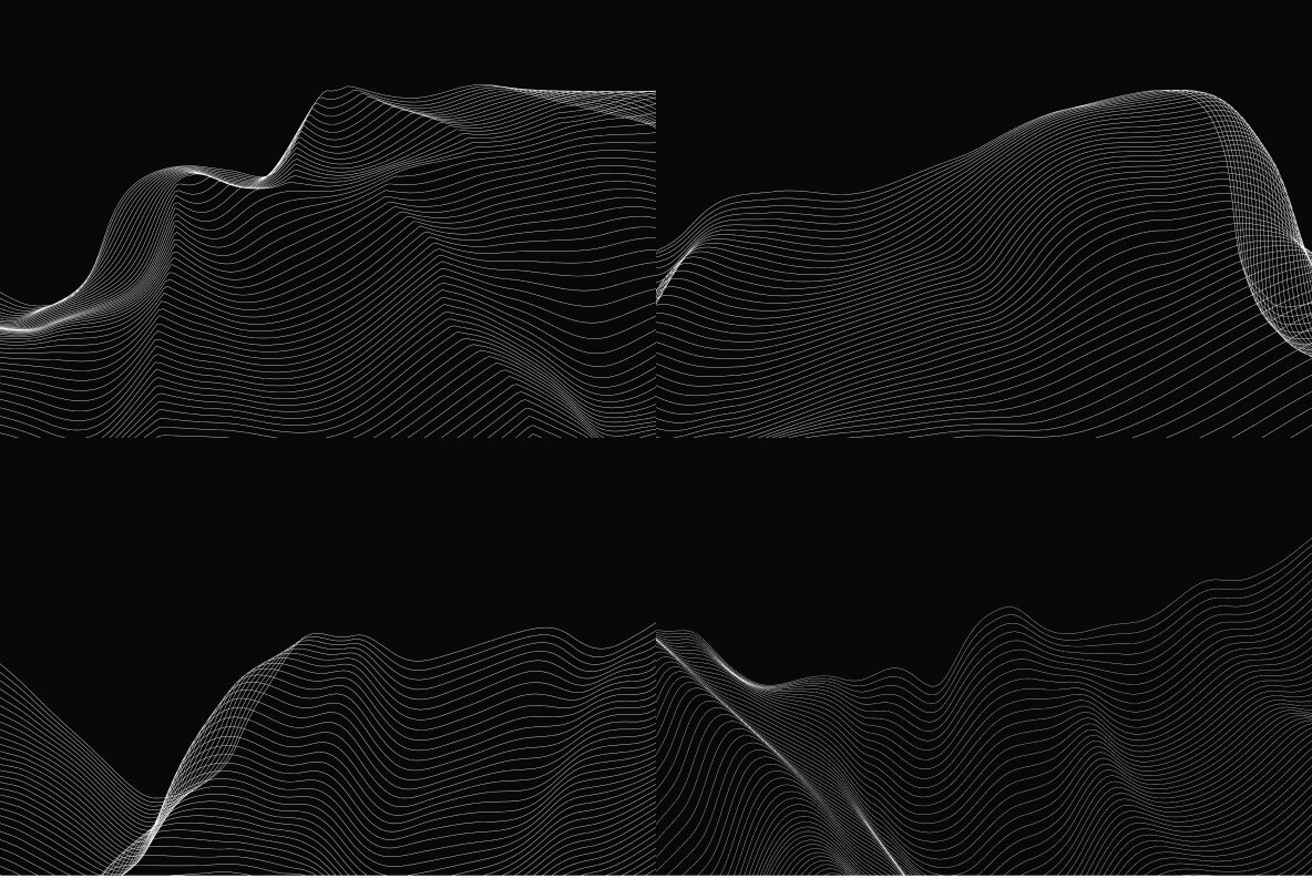 GEO LINES Abstract Vector Bundle 17