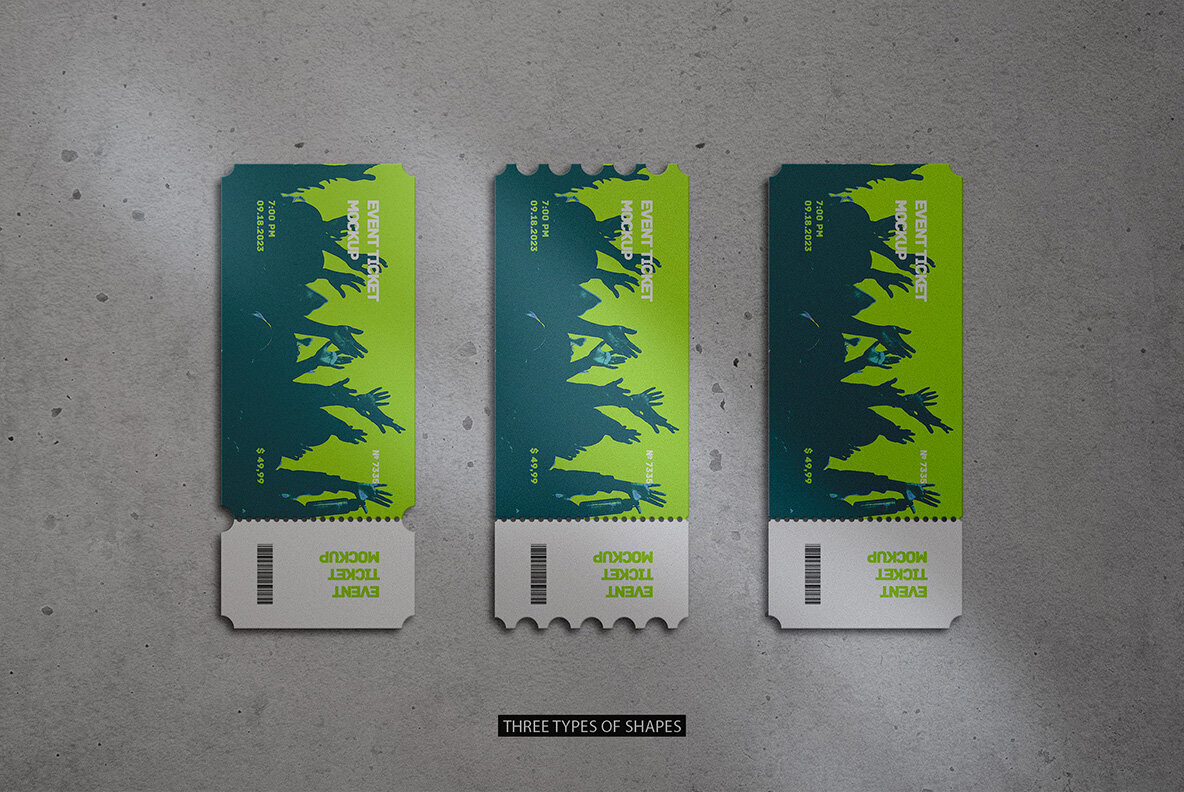 Event Ticket Mockup 2