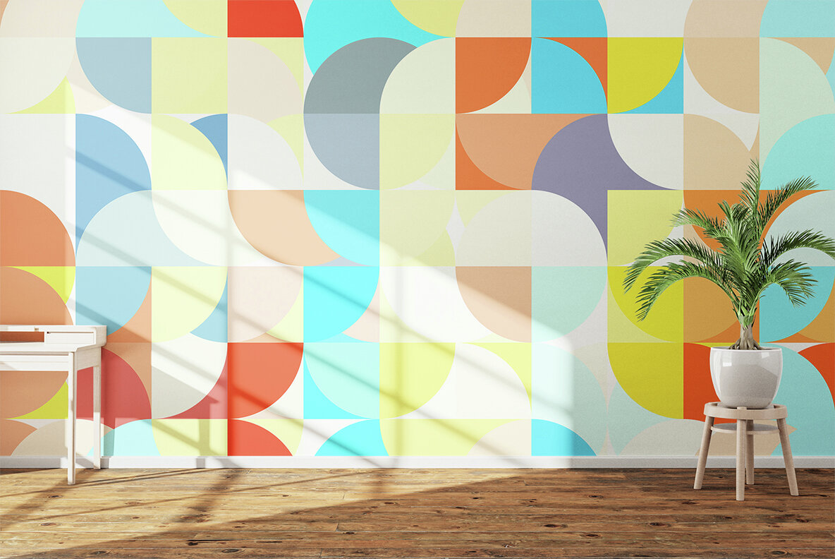 50 Quarters Geometric Backgrounds 10