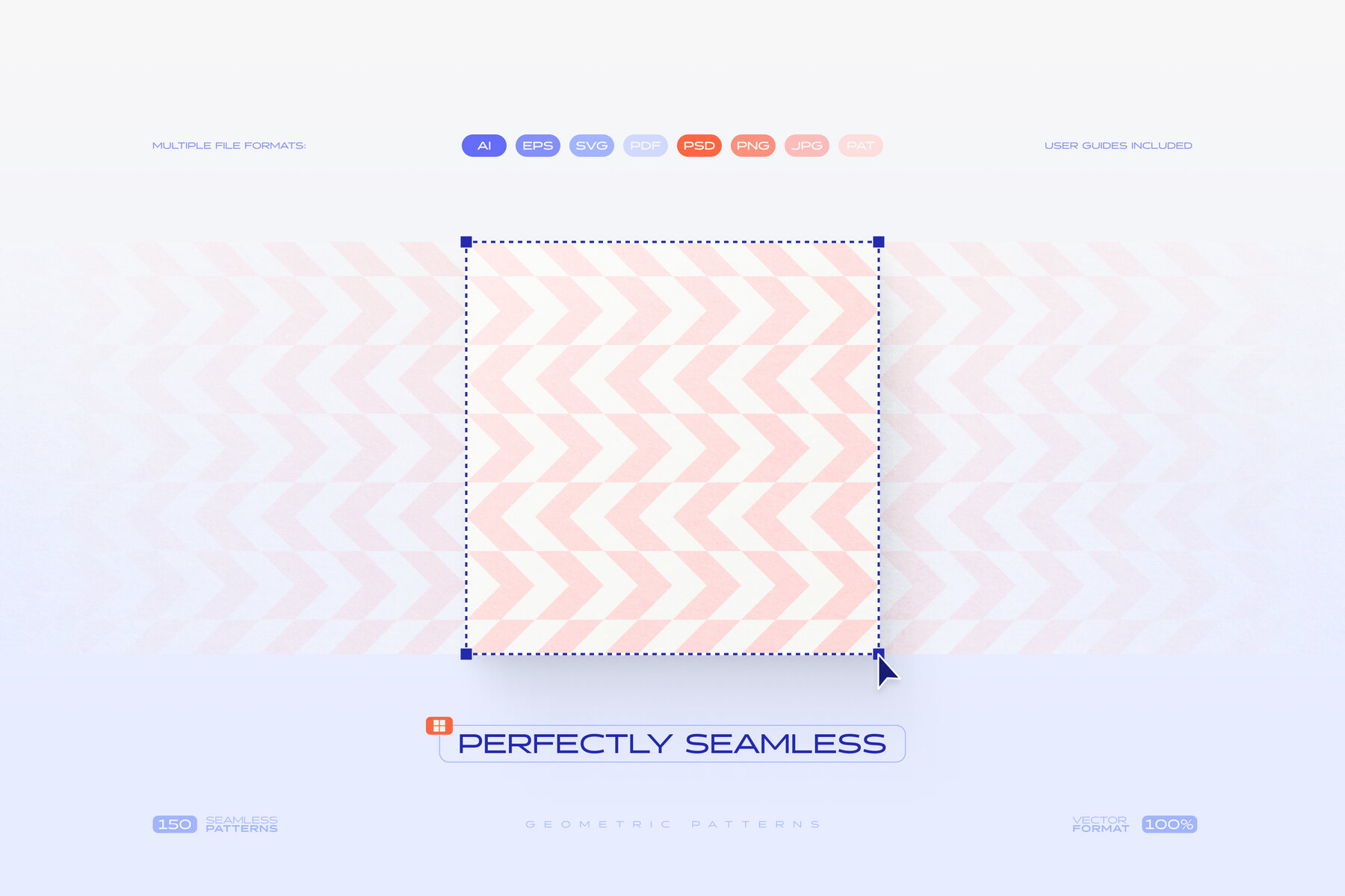 150 Geometric Seamless Patterns Collection 8