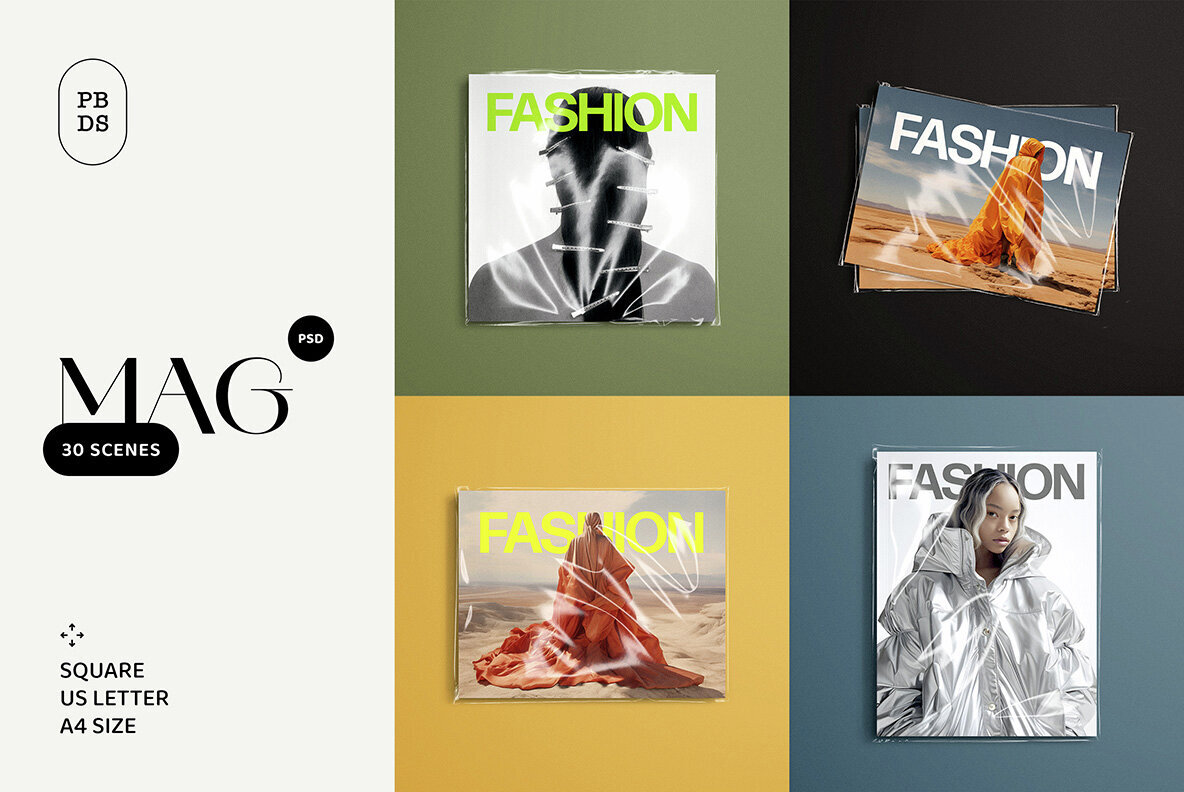 Ultimate Magazine Mockups Bundle 1