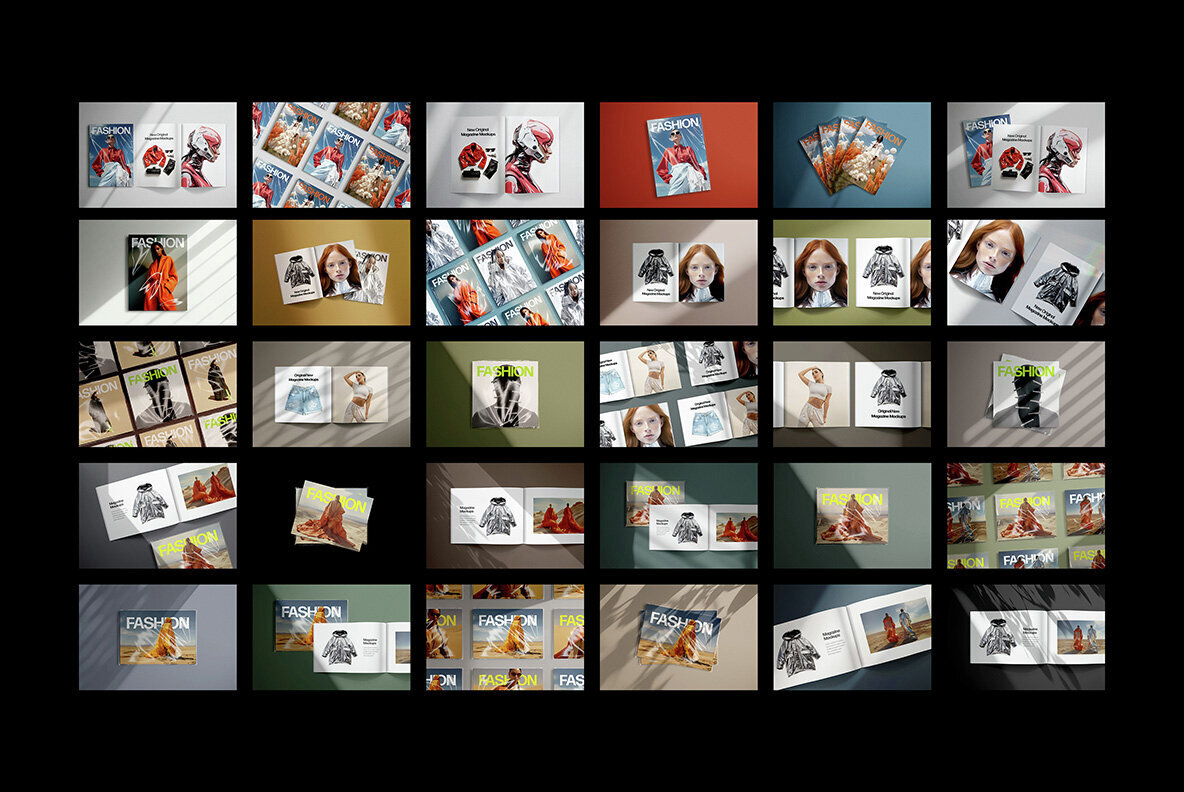 Ultimate Magazine Mockups Bundle 2