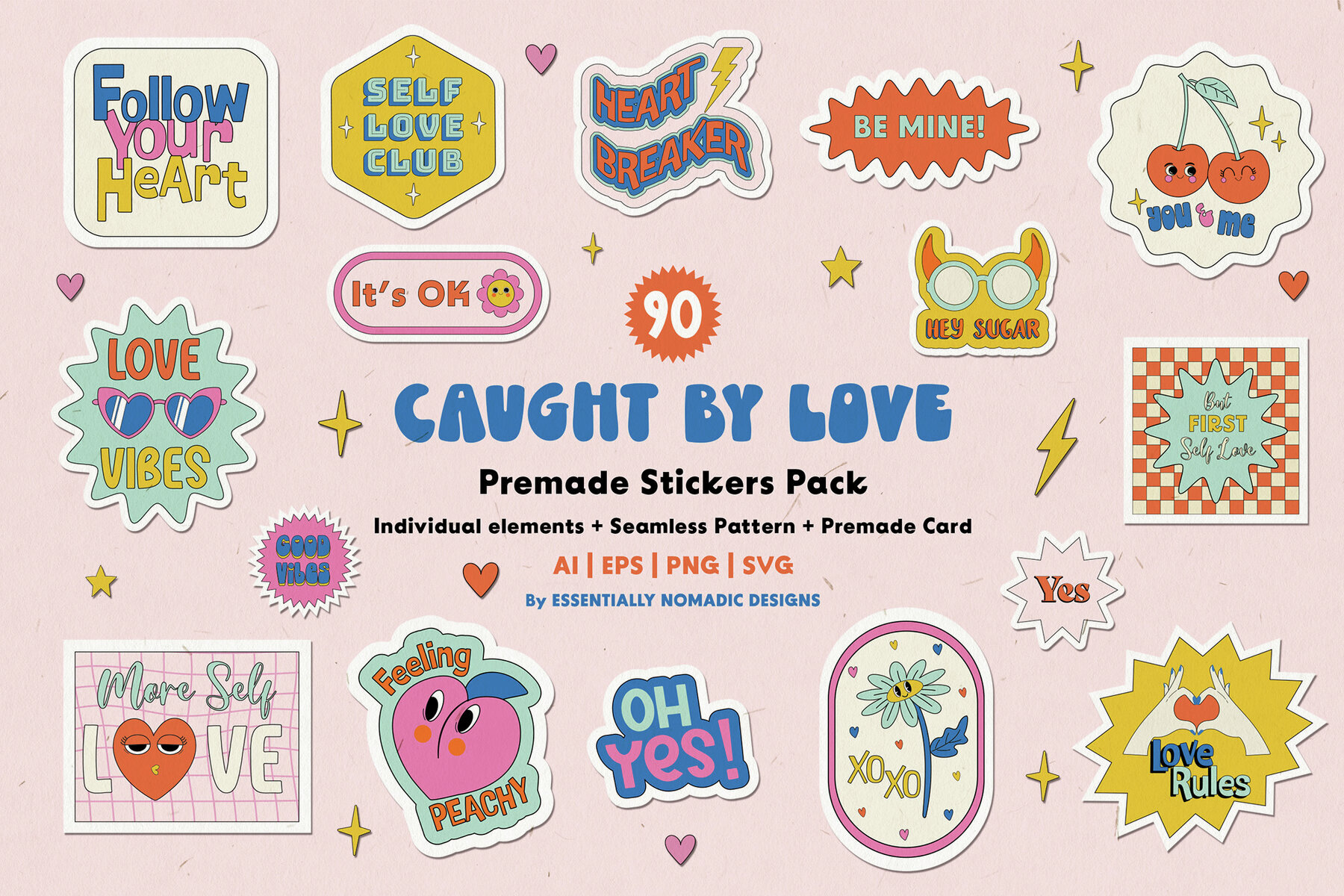 Retro Valentines Day Graphic Collection 1