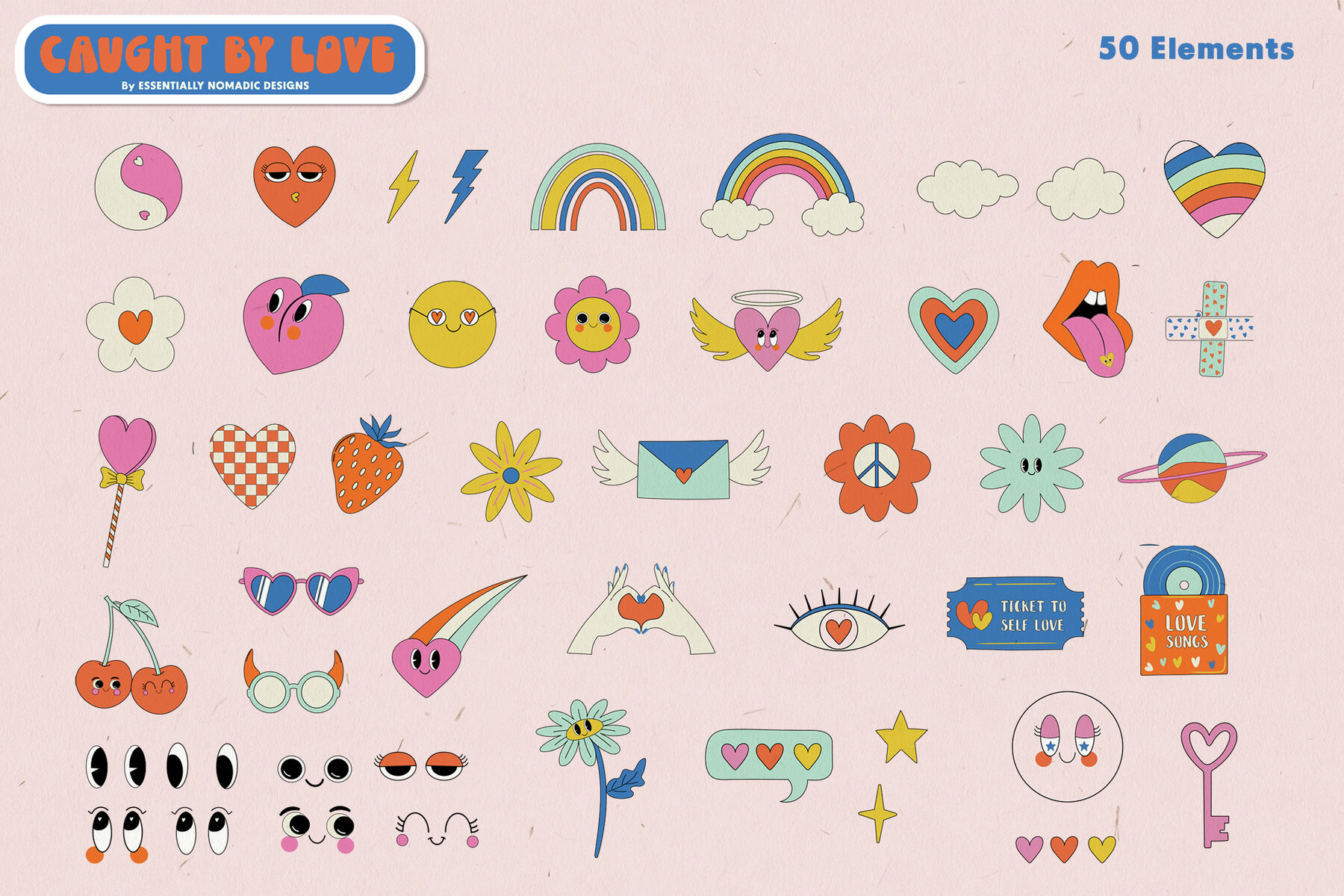 Retro Valentines Day Graphic Collection 10