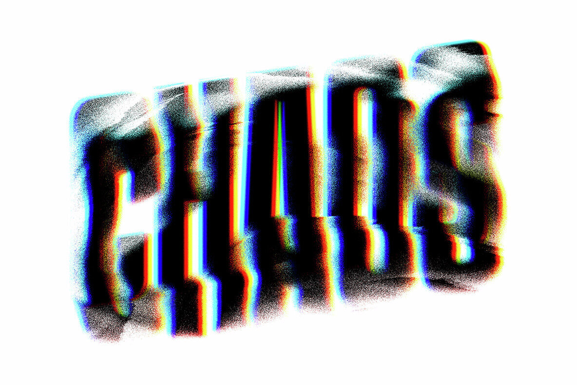 Distortion Mash Text Effect 2