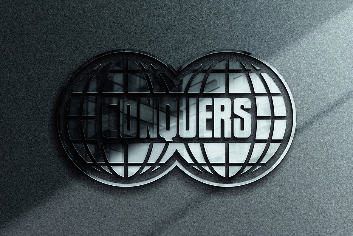 Minimalistic Reflection Logo   Text Mockup 4