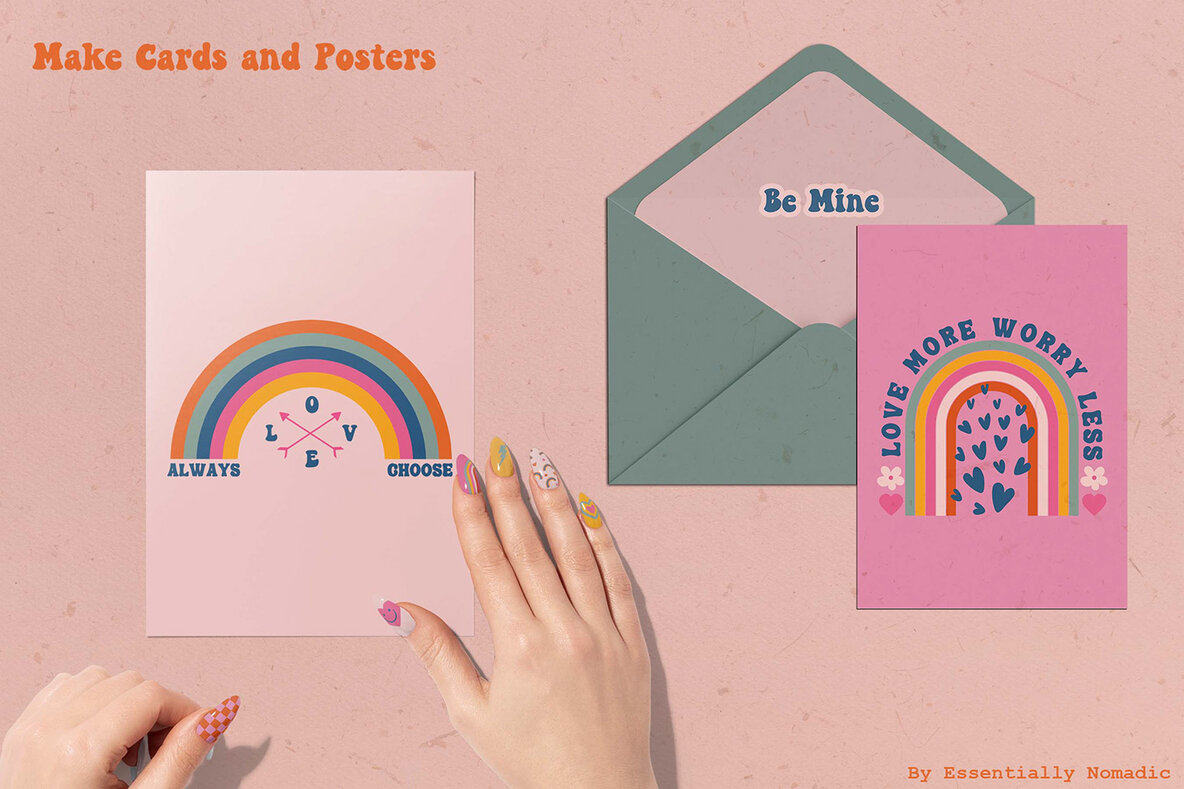 More than Love   Retro Valentine Graphic Collection 7