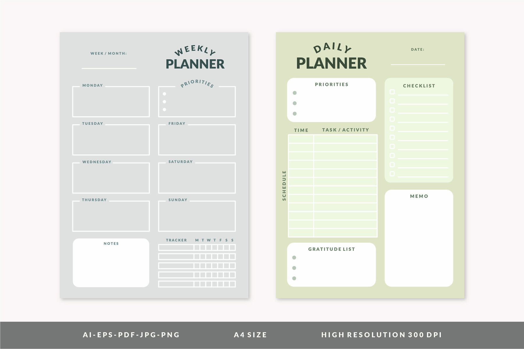 Colorful Planner Templates 2