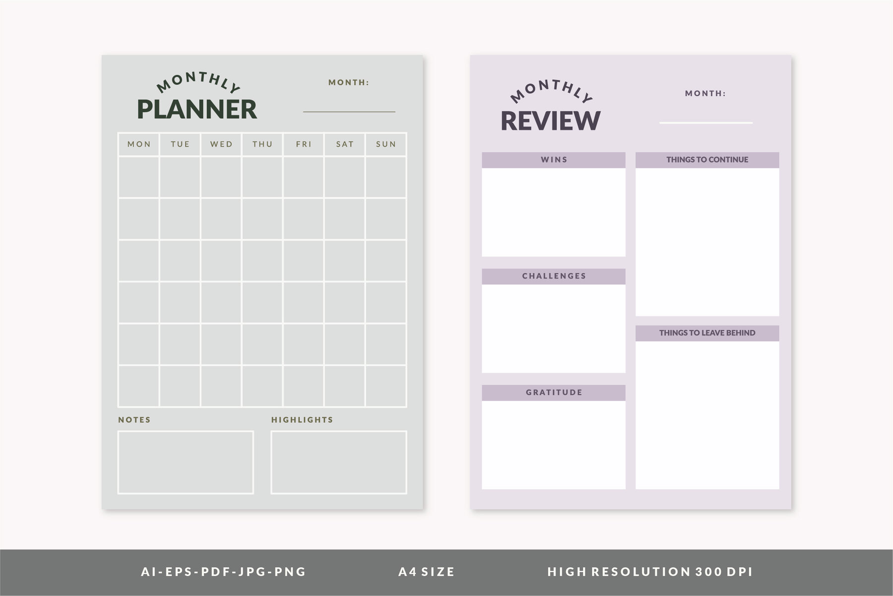 Colorful Planner Templates 4