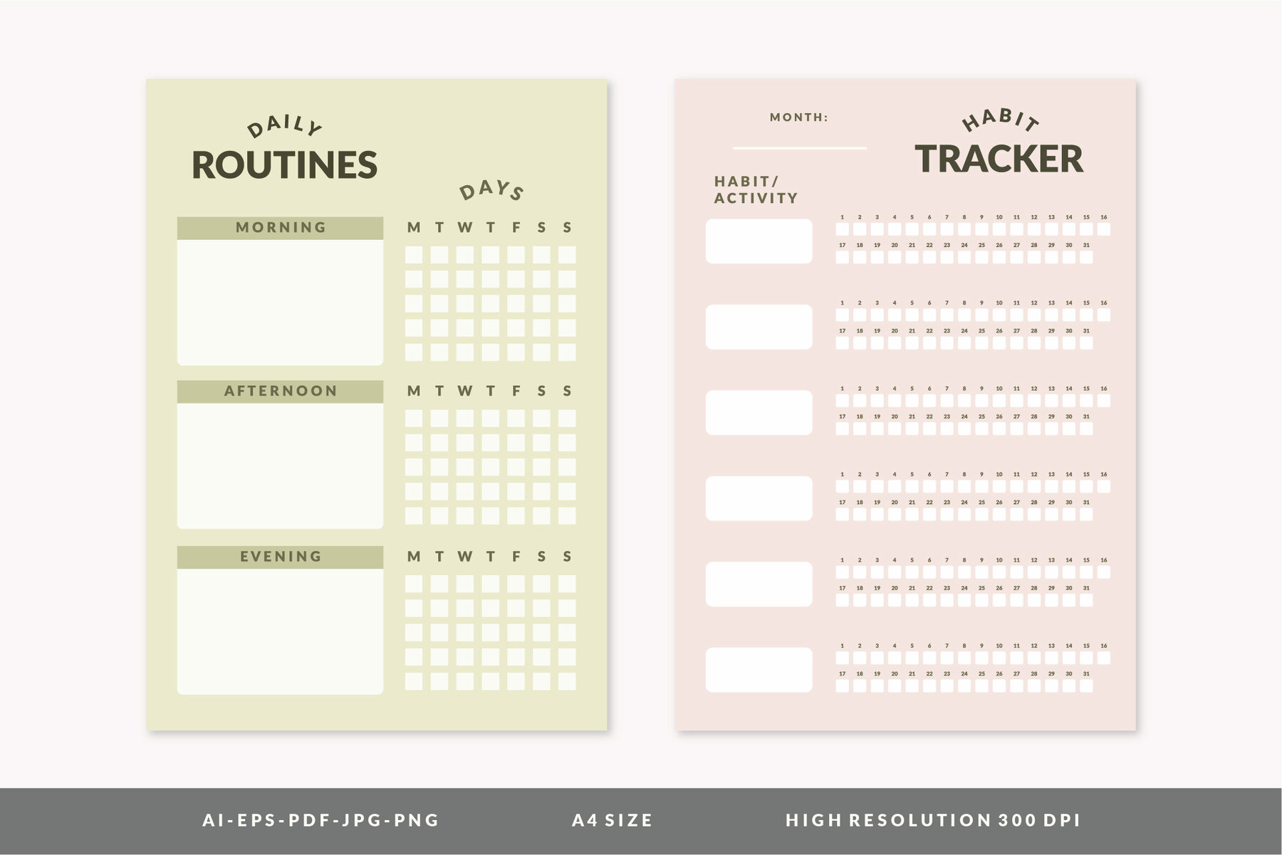 Colorful Planner Templates 5
