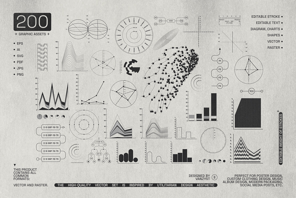 200 Utilitarian Graphic Kit 1