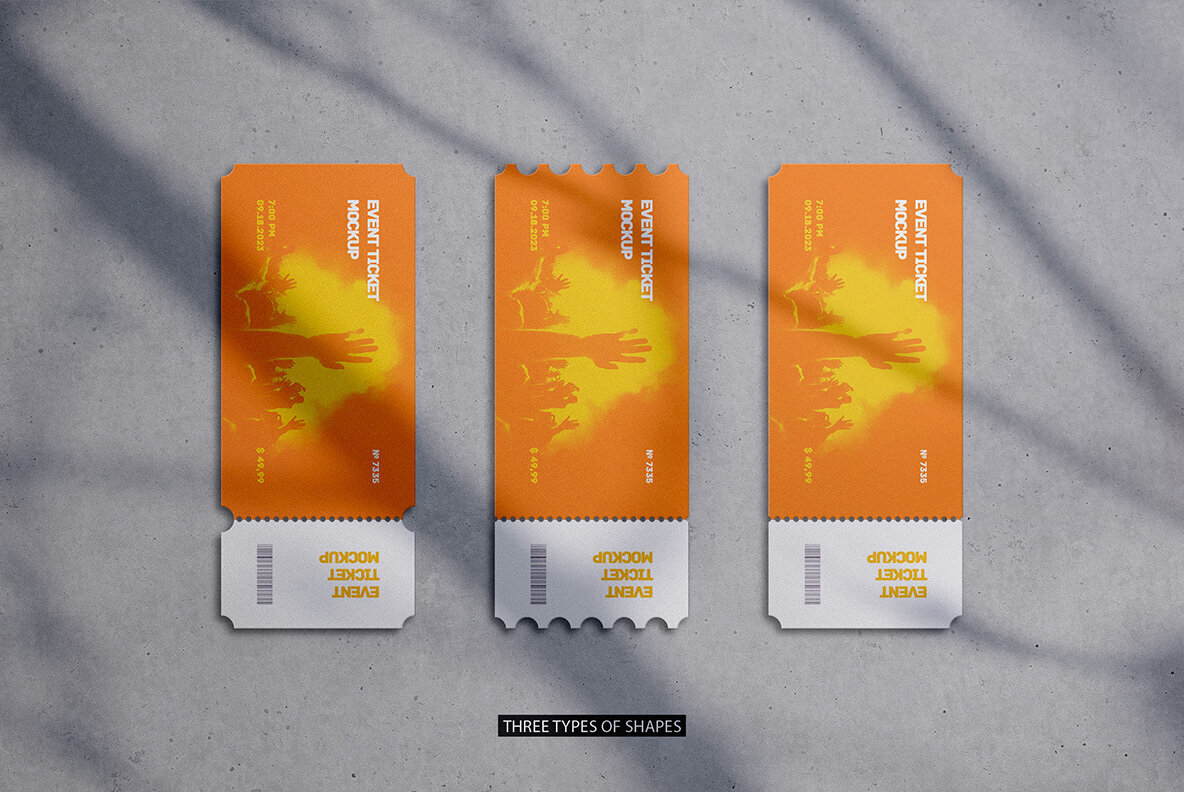 Event Tickets Mockup 2