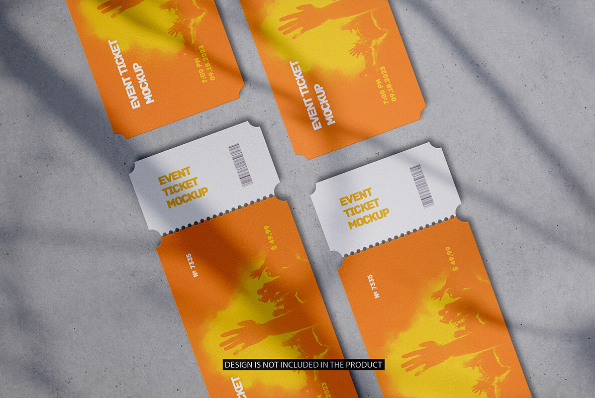 Event Tickets Mockup 4