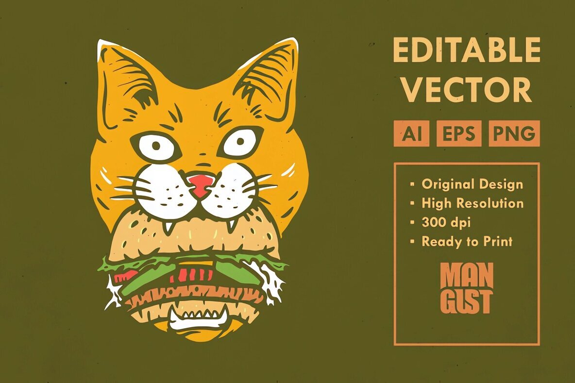 Burger Cat 1