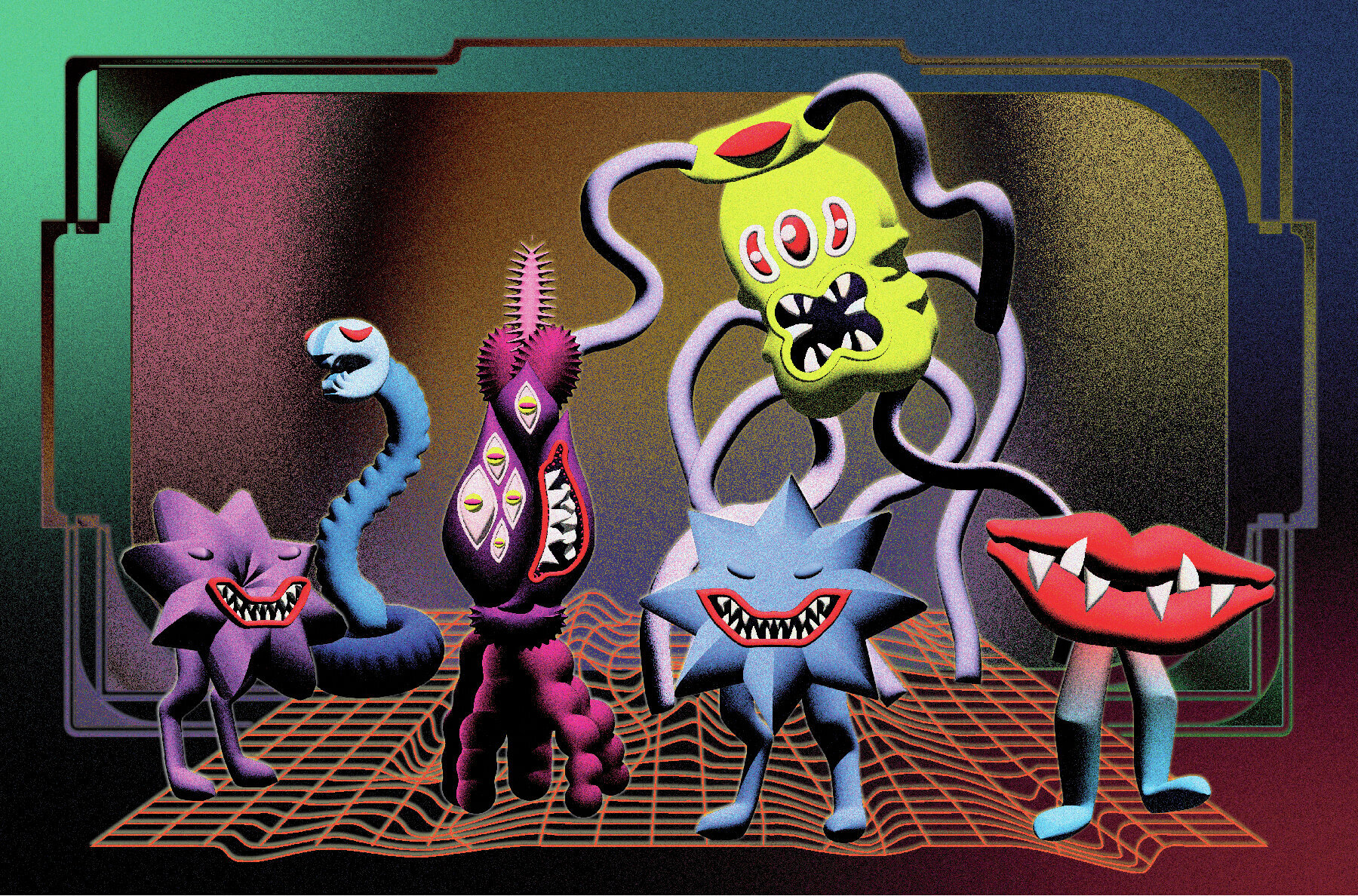 Monster 3D Characters 2