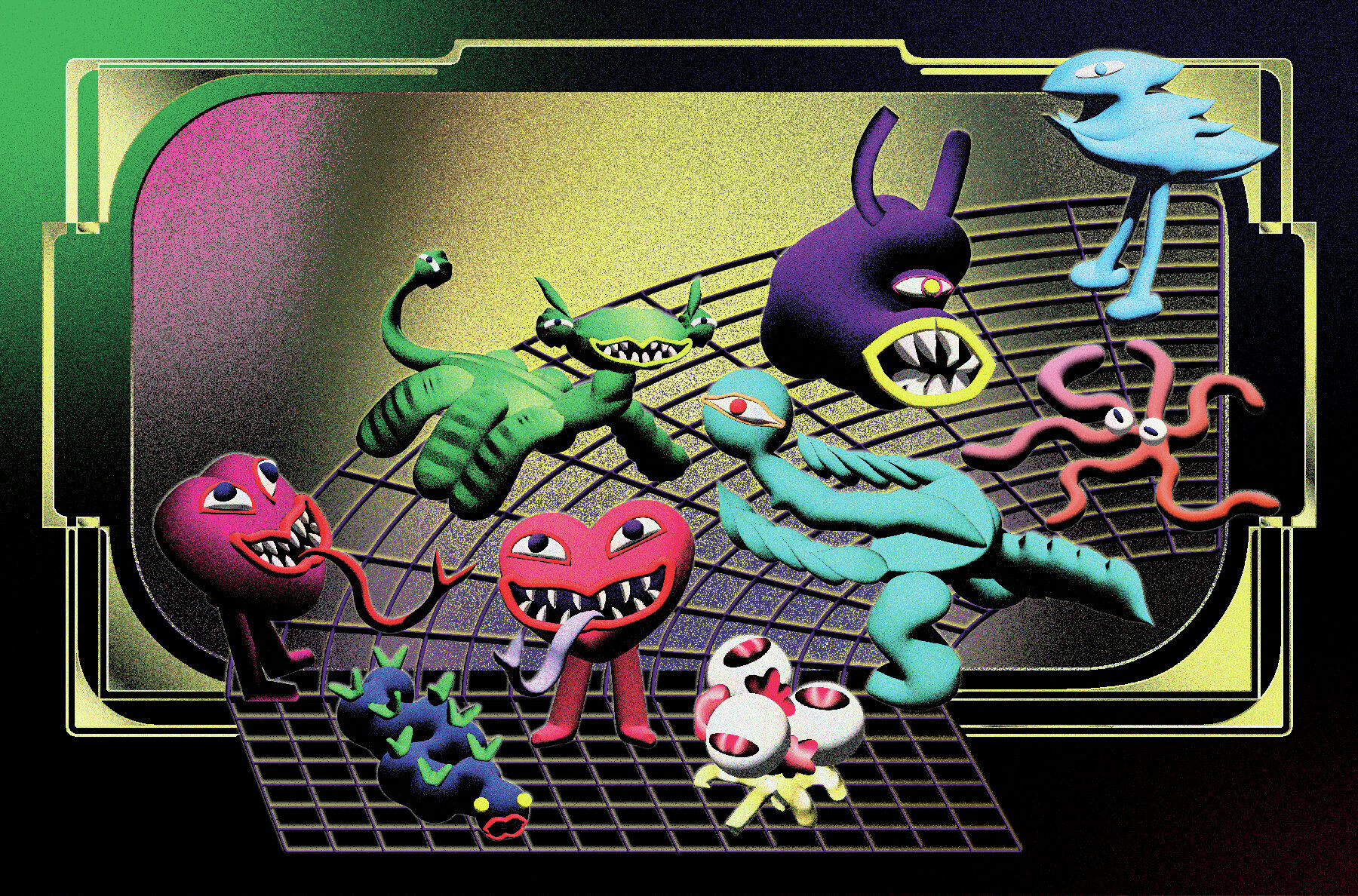 Monster 3D Characters 3