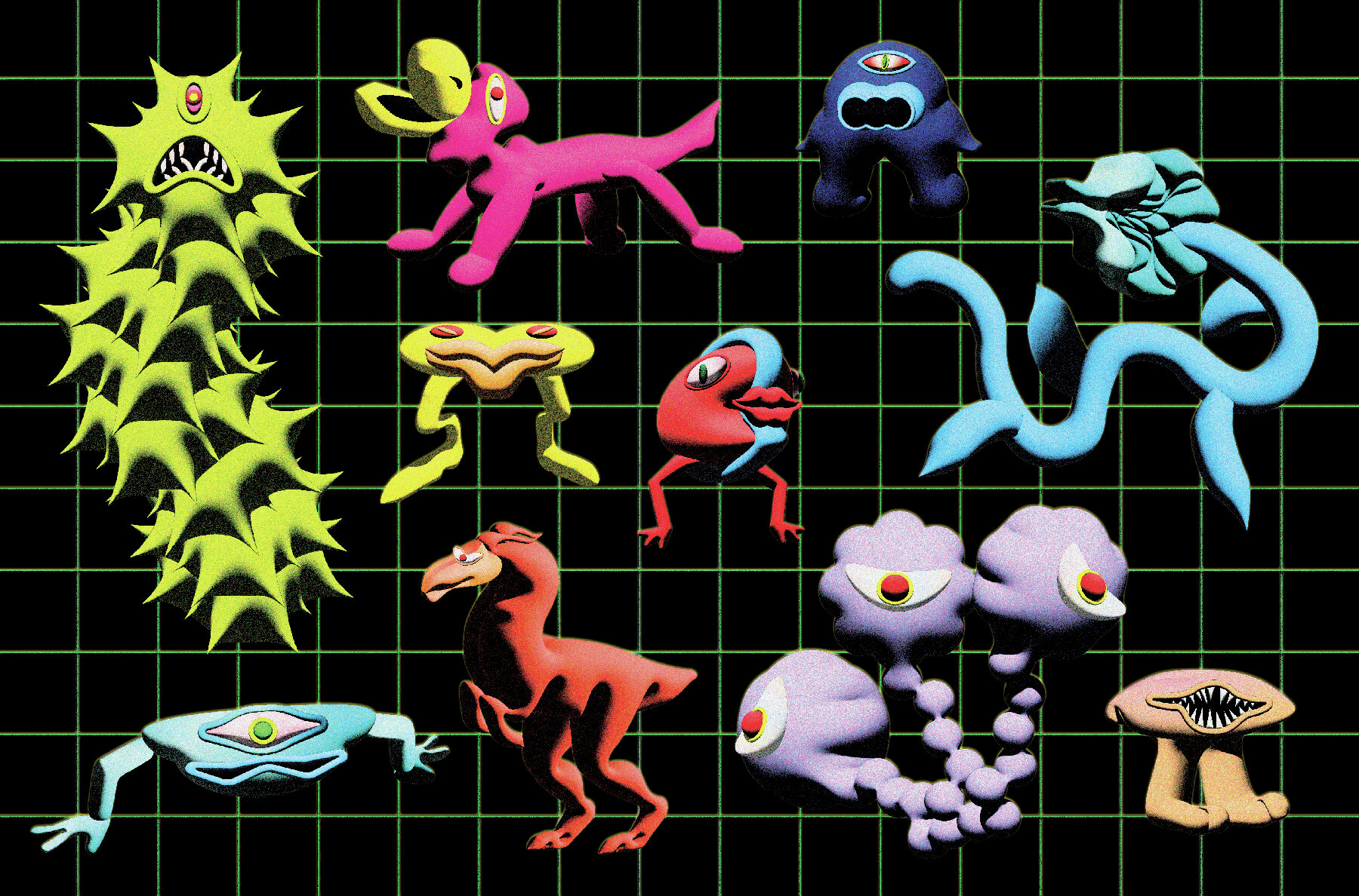 Monster 3D Characters 4