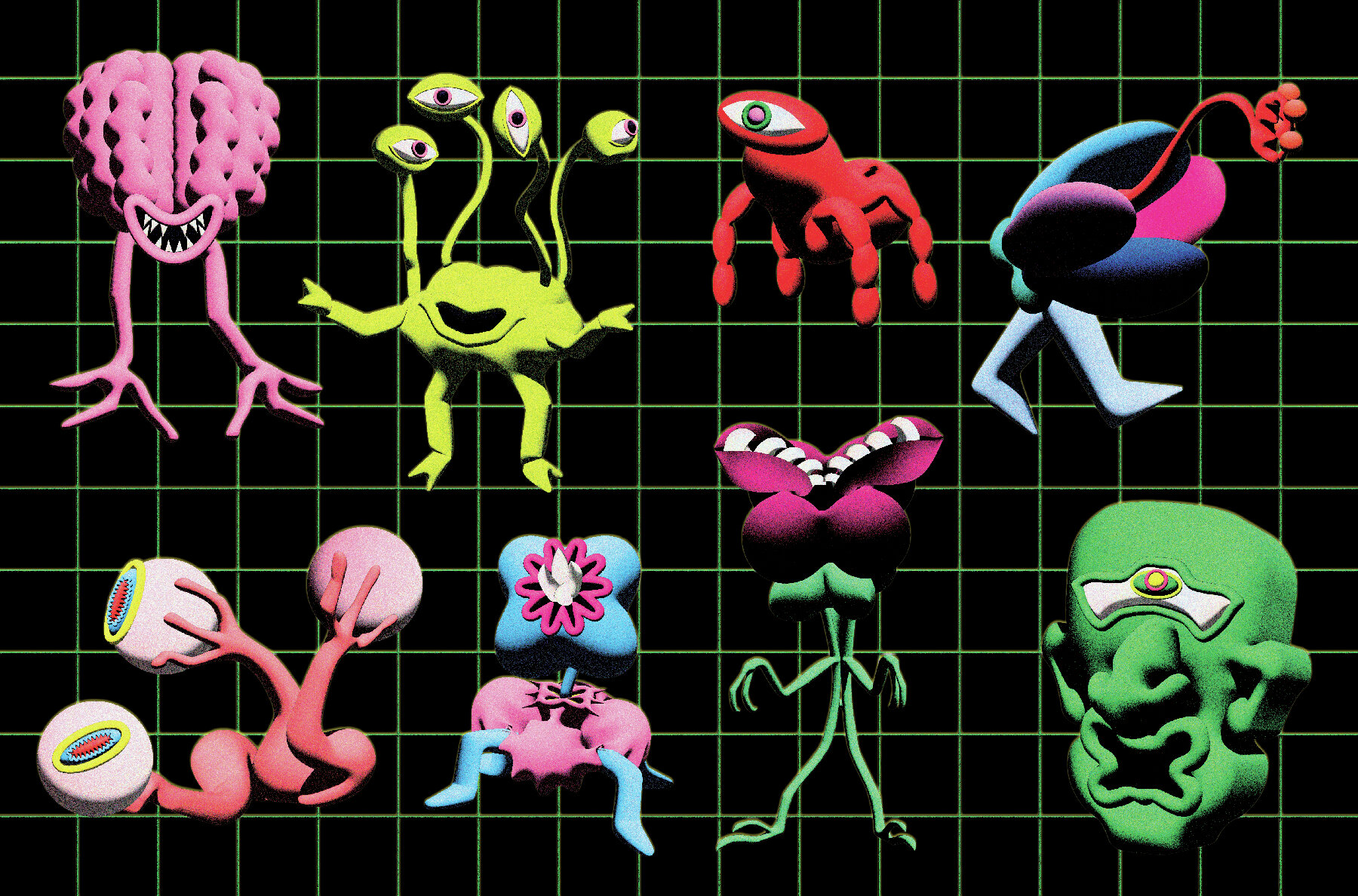 Monster 3D Characters 5