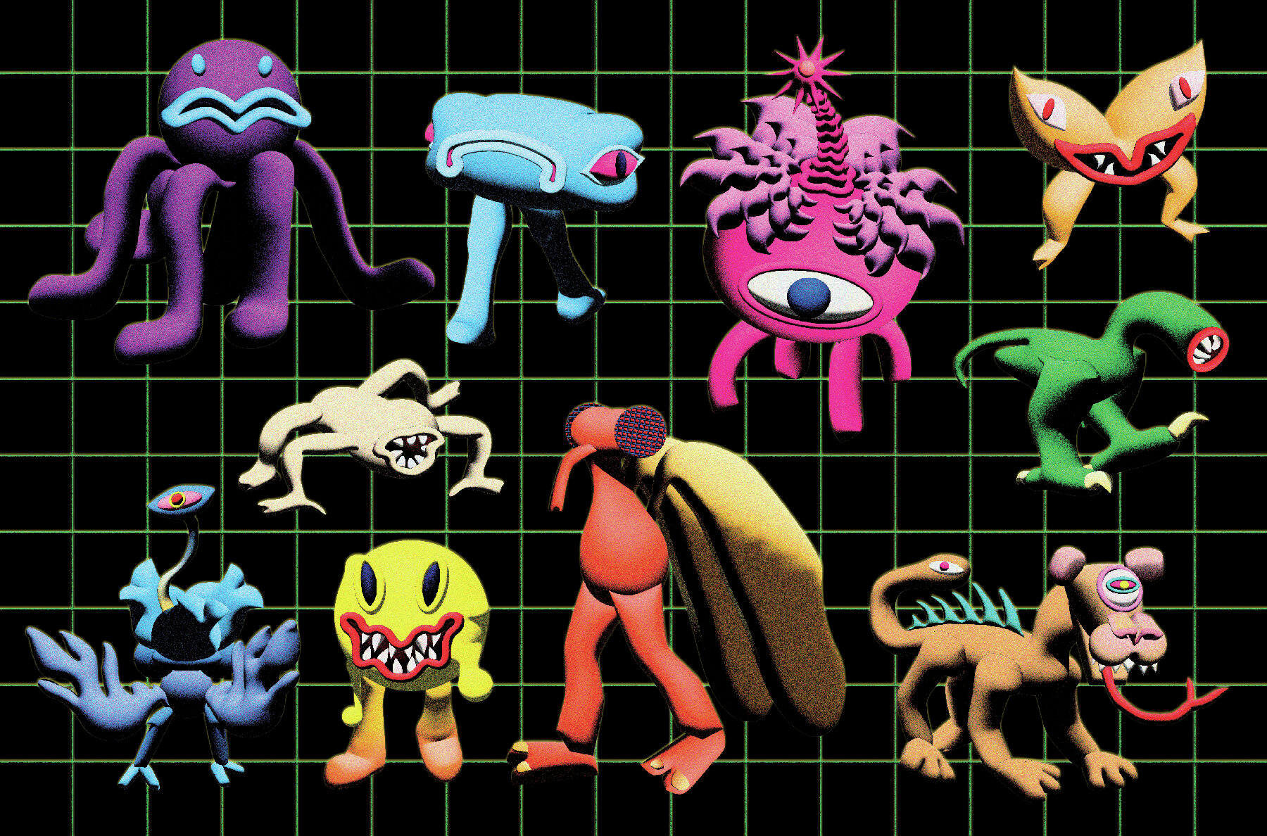 Monster 3D Characters 6