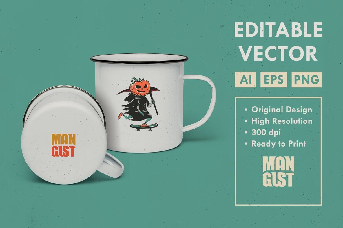 Halloween Grim Reaper Skateboarding 2