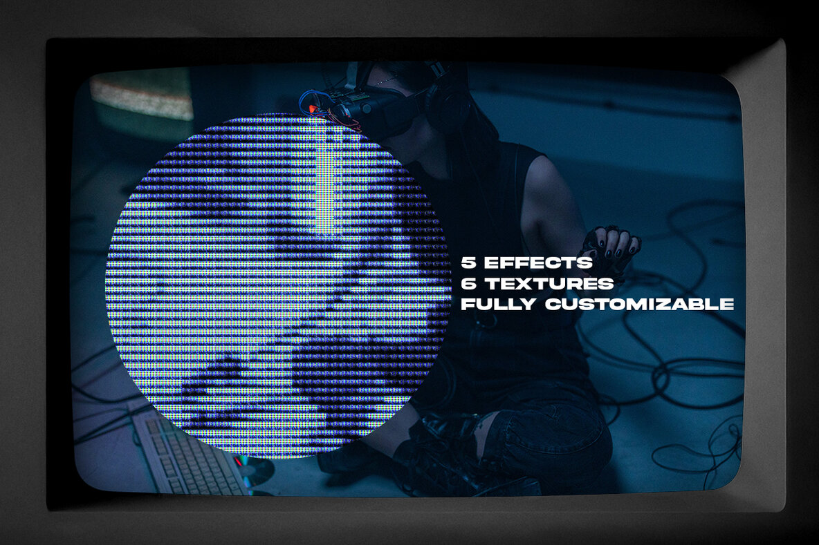 CRT Lab   Photoshop PSD Effect 4