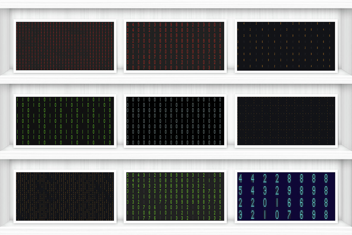 40 Scoreboard Numbers Backgrounds 7
