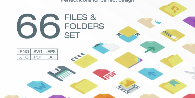 Perfico Files   Folders icon set