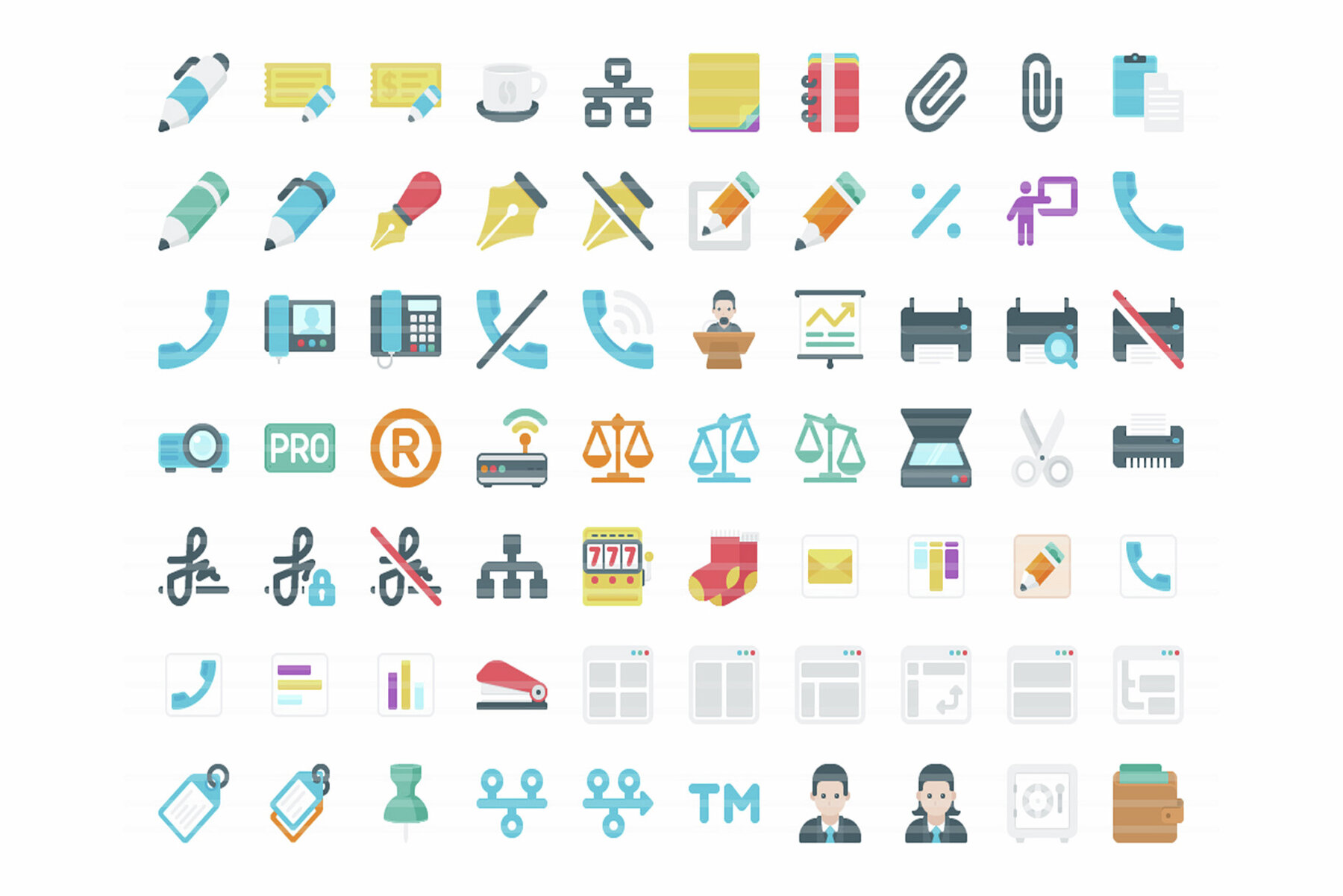 Perfico Business icon set 4
