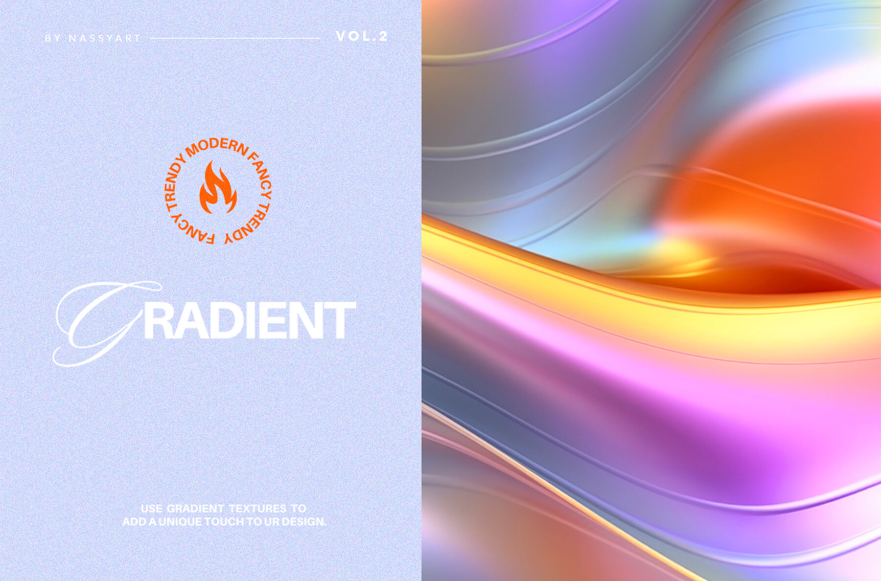 50 Iridescent Wavy Gradient Textures 4