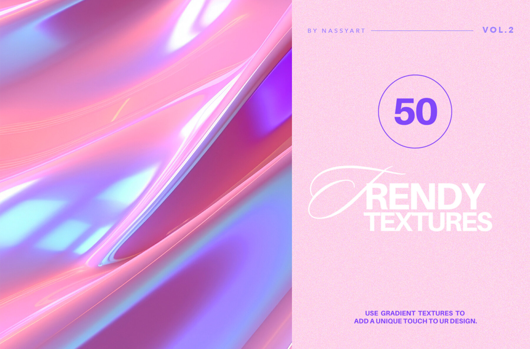 50 Iridescent Wavy Gradient Textures 8
