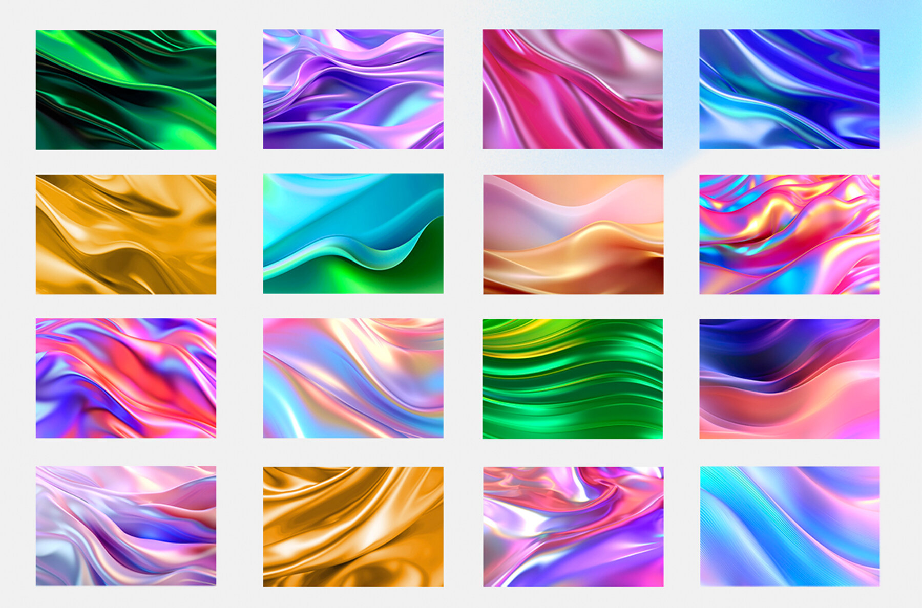 50 Iridescent Wavy Gradient Textures 12